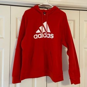 NWOT Red Mens Adidas Hoodie